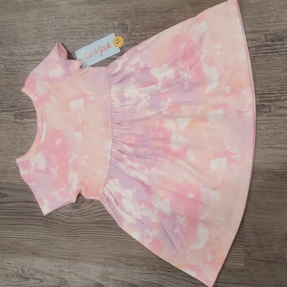 Cat & Jack Tie Dye Dress Size 2T - Picture 1 of 2